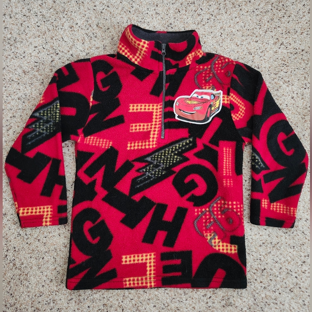 Cars Y2k Lightning McQueen Fleece Sweater